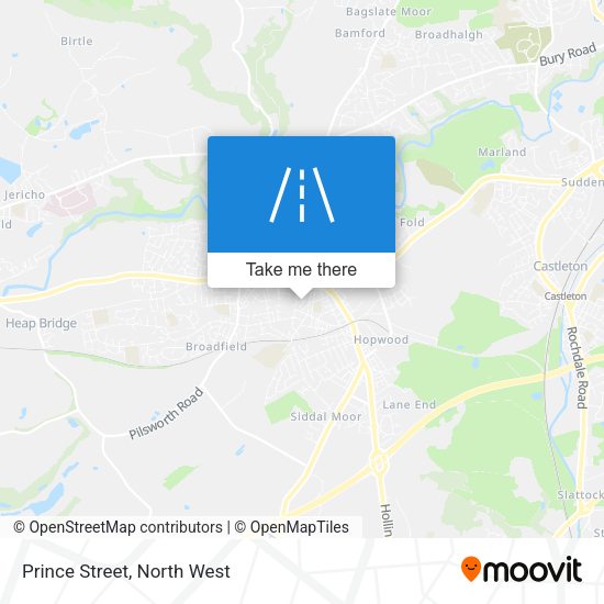 Prince Street map