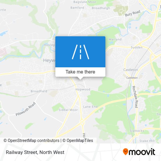 Railway Street map