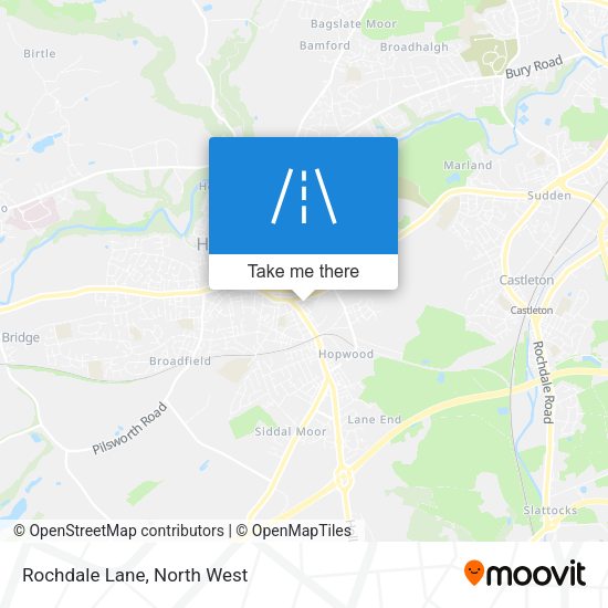 Rochdale Lane map