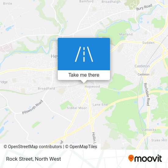 Rock Street map