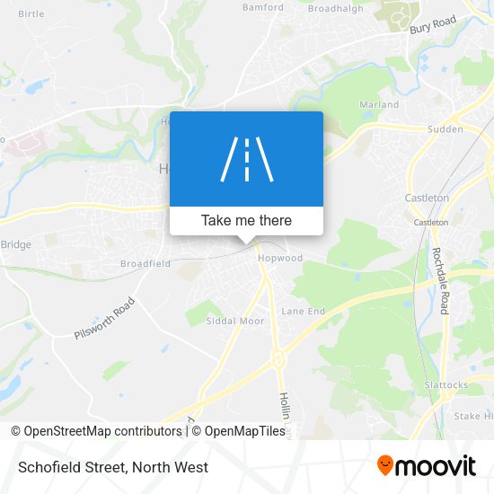 Schofield Street map