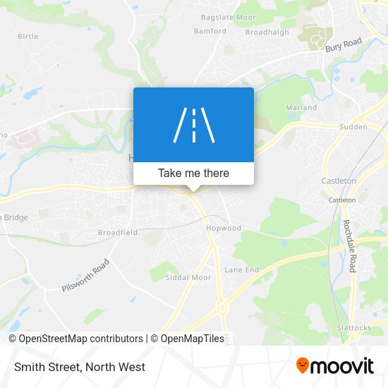 Smith Street map