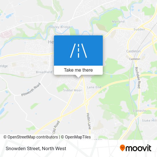 Snowden Street map