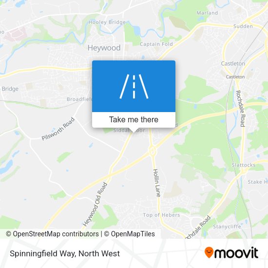 Spinningfield Way map