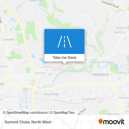 Summit Close map