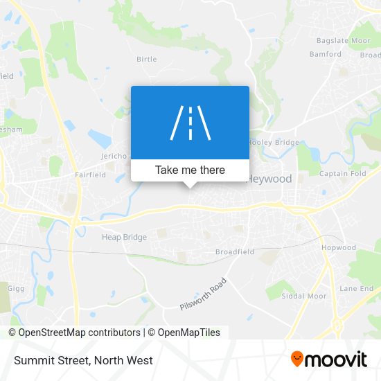 Summit Street map