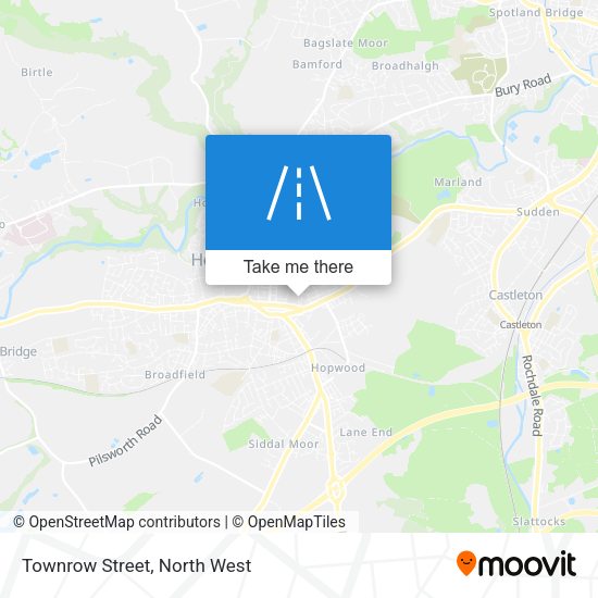 Townrow Street map