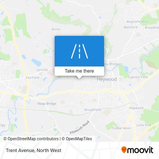 Trent Avenue map