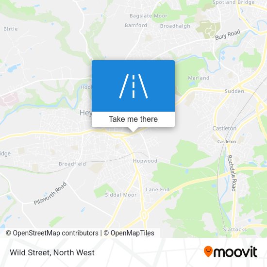 Wild Street map