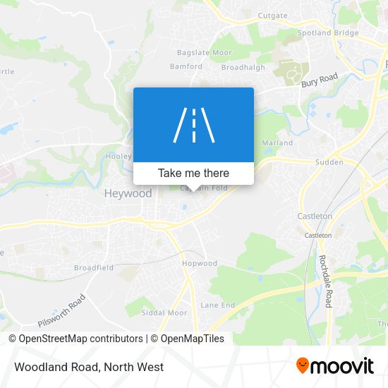 Woodland Road map