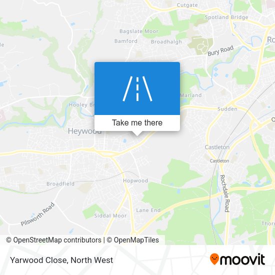Yarwood Close map