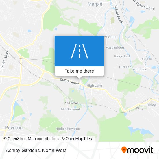 Ashley Gardens map