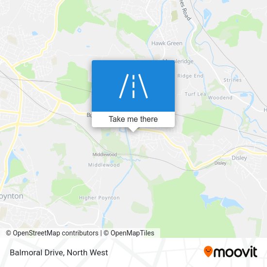 Balmoral Drive map