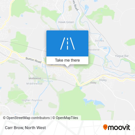Carr Brow map