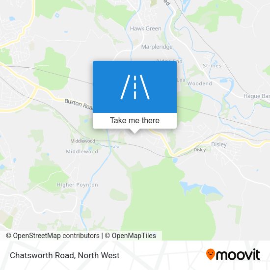 Chatsworth Road map