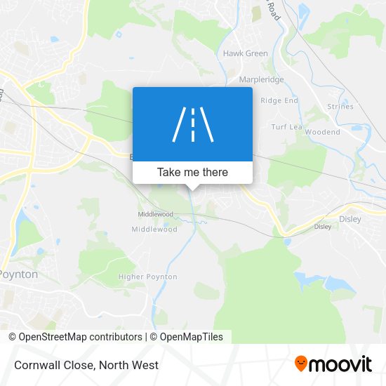 Cornwall Close map