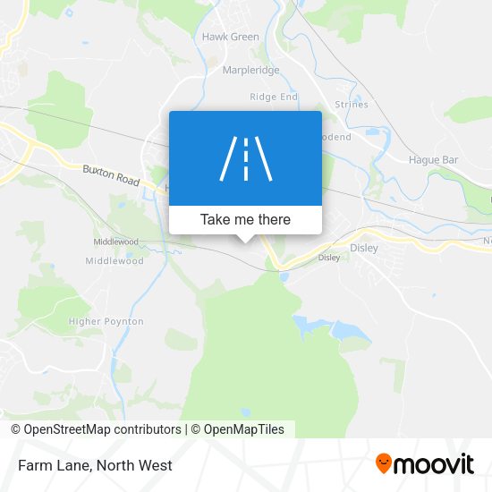 Farm Lane map