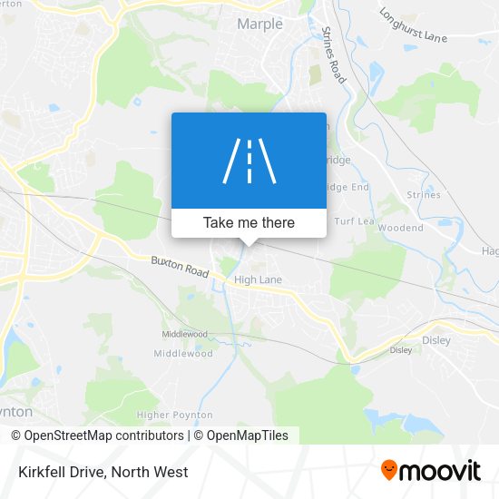 Kirkfell Drive map