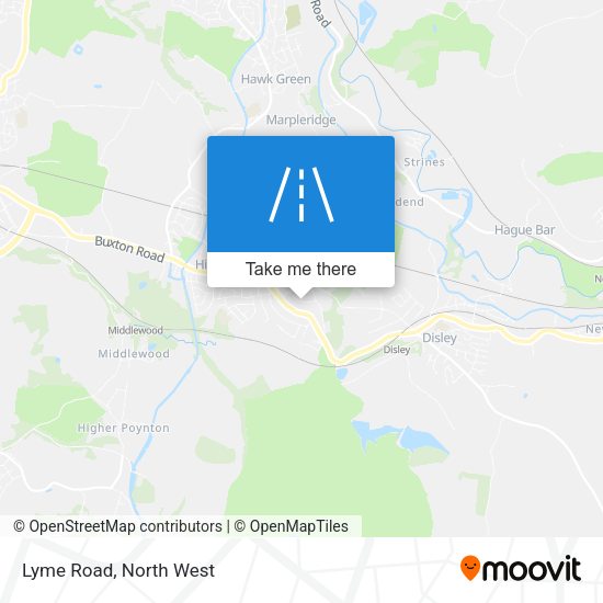 Lyme Road map