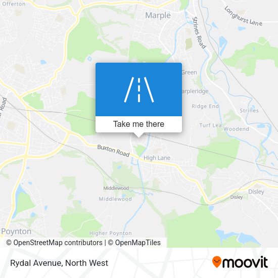 Rydal Avenue map