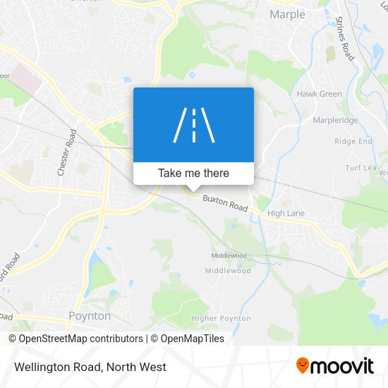 Wellington Road map