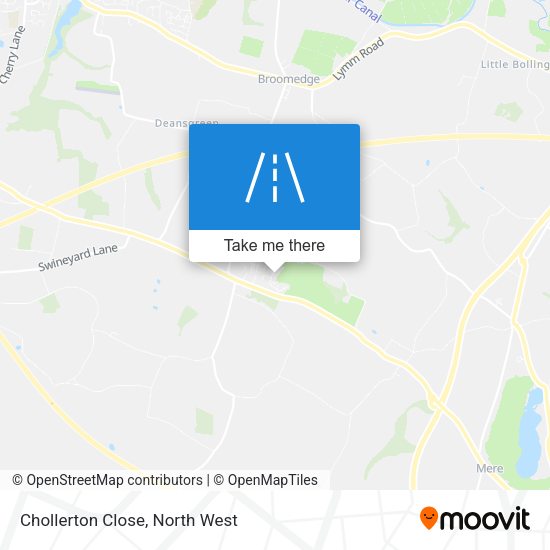 Chollerton Close map