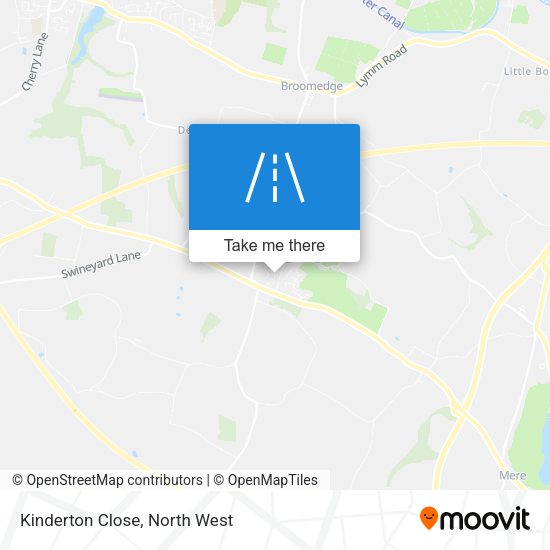 Kinderton Close map