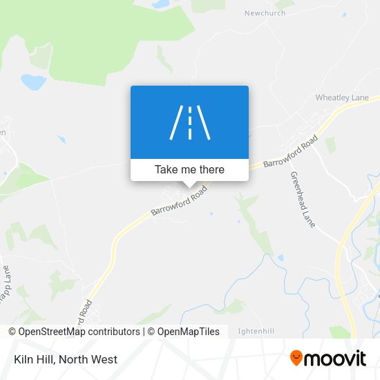 Kiln Hill map
