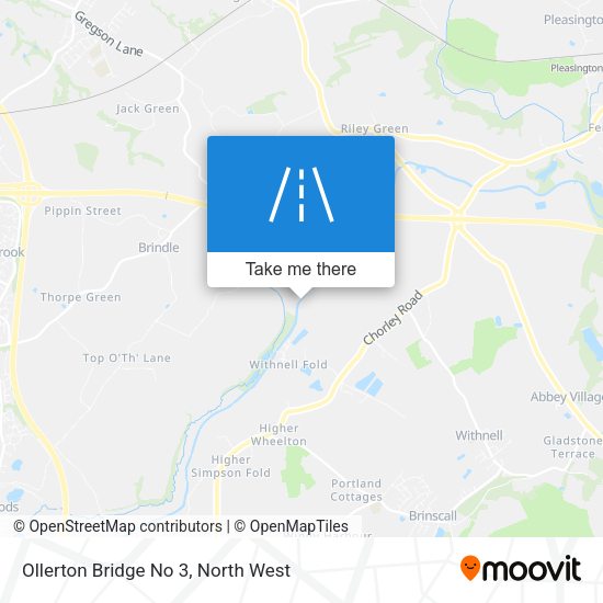 Ollerton Bridge No 3 map