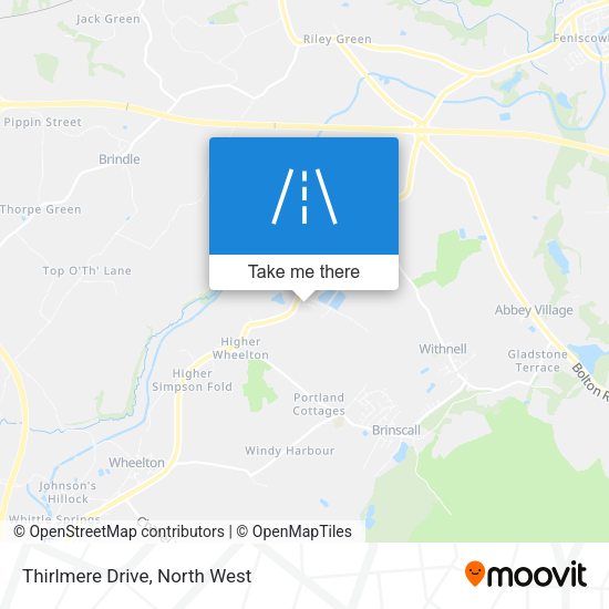 Thirlmere Drive map