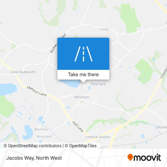 Jacobs Way map