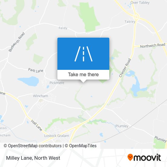 Milley Lane map