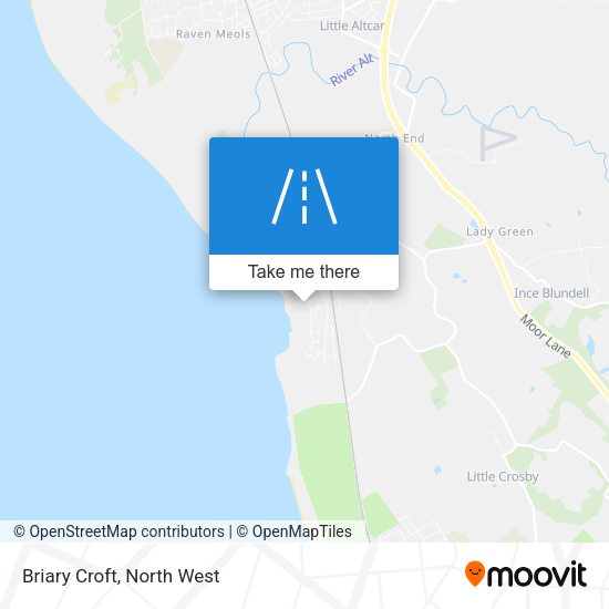 Briary Croft map