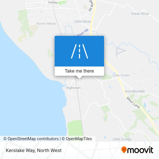 Kerslake Way map