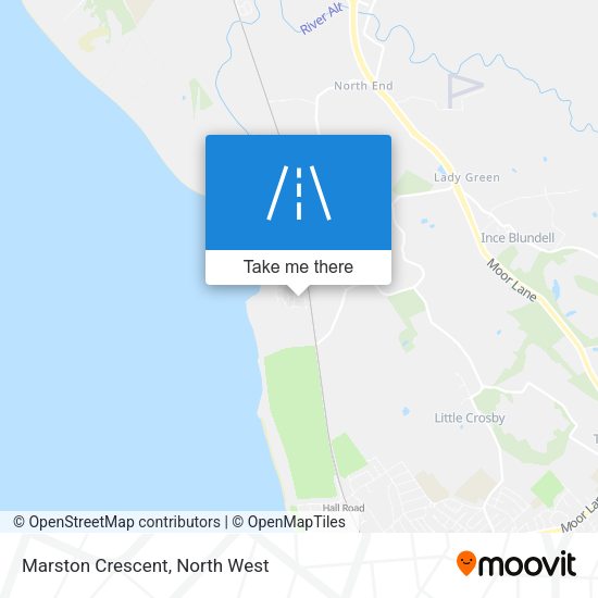 Marston Crescent map