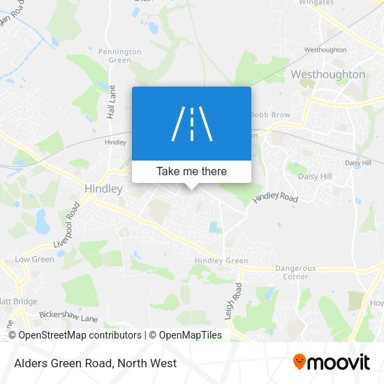 Alders Green Road map