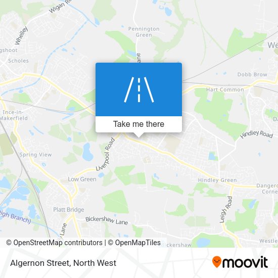 Algernon Street map