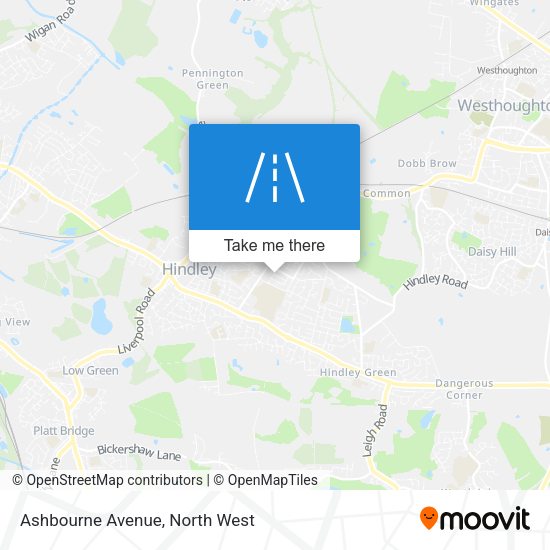 Ashbourne Avenue map