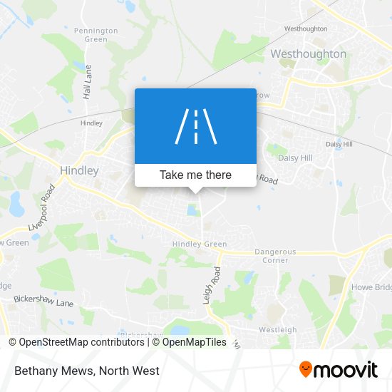 Bethany Mews map