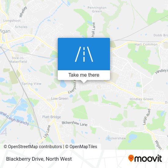 Blackberry Drive map