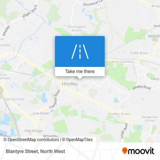 Blantyre Street map
