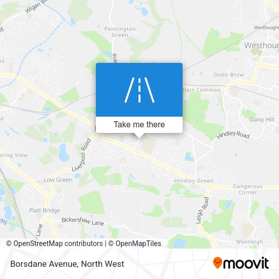 Borsdane Avenue map