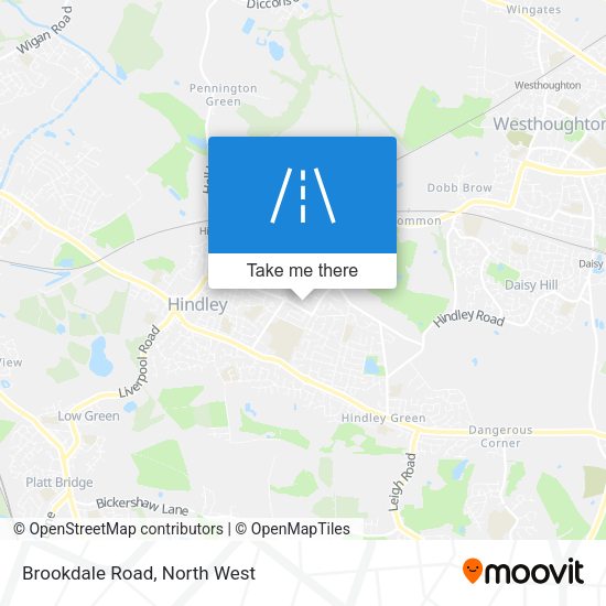 Brookdale Road map