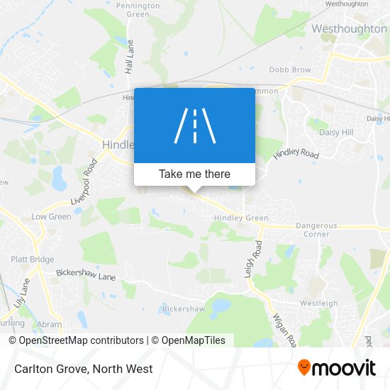 Carlton Grove map