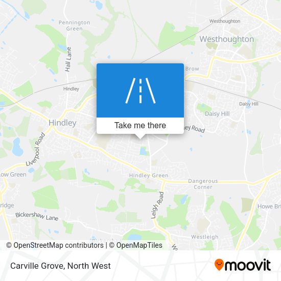 Carville Grove map