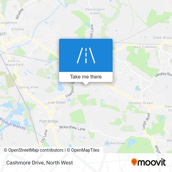 Cashmore Drive map