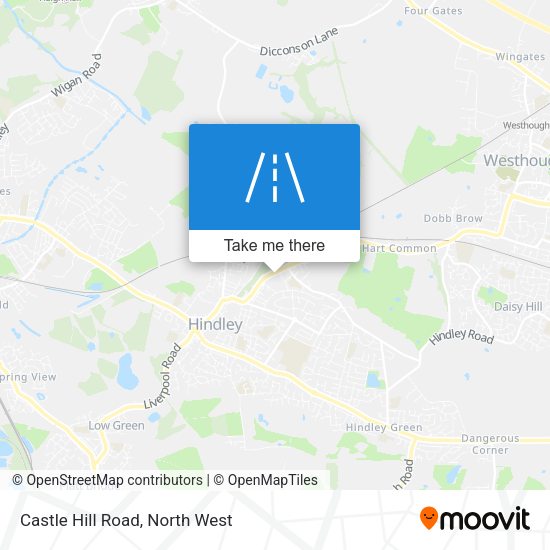 Castle Hill Road map