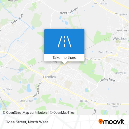 Close Street map
