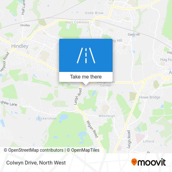 Colwyn Drive map