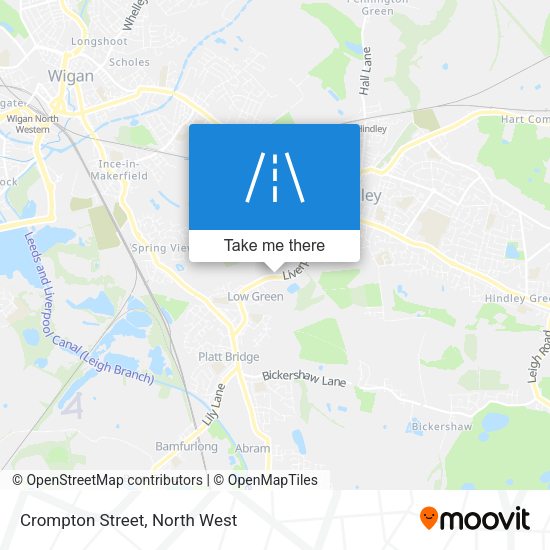 Crompton Street map